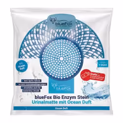 blueFox Urinalsieb mit Enzymstein 2in1 Duft: Ocean