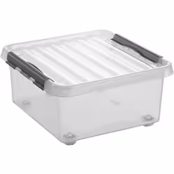 helit "the q-line" Aufbewahrungsbox mit Deckel und Rollen H6162902