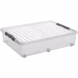 helit "the q-line" Aufbewahrungsbox mit Deckel und Rollen H6163102