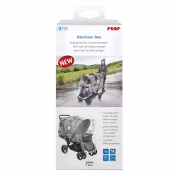 reer RainCover Duo Regenschutz für Geschwisterwagen 73887