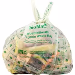 BIOMAT Bioabfallbeutel 10 Liter mit Henkel  BBH-10-26