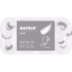 KATRIN Plus Toilet 150 Toilettenpapier 132410