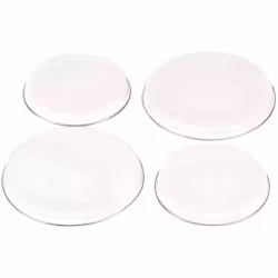 KRÜGER Abdeckplatten-Set weiß 4-teilig 517245
