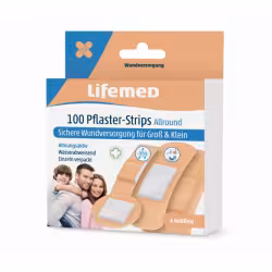 Lifemed Pflaster Strips Allround 4 Größen