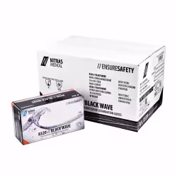 NITRAS BLACK WAVE Nitril Einmalhandschuhe