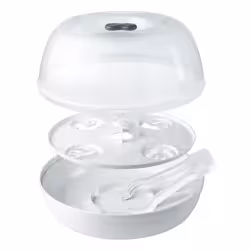 NUK Mikrowellen Dampf-Vaporisator - für bis zu 4 Flaschen+Zubehör 10.256.254