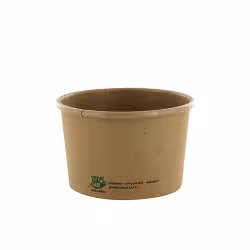 Papstar Pure „100% Fair“ Suppenbecher aus Pappe