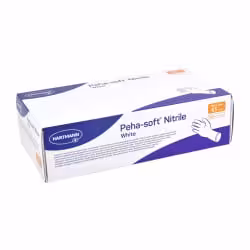 Peha-soft nitrile white powderfree Einmalhandschuhe 9422053