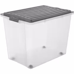 Rotho COMPACT A3 Stapelbox mit Rollen
