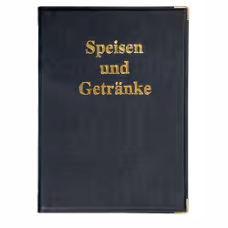 Sigel Speisekarten-Mappe mit Goldprägung SM100
