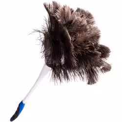 Straußenstaubwedel "Soft Touch" Maße: ca. 30 cm Griff