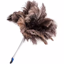 Straußenstaubwedel "Soft Touch" Maße: ca. 45 cm Griff