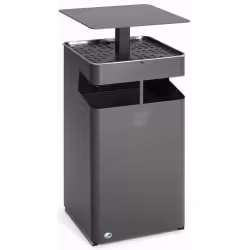 VAR Ascher/ Abfallsammler mit Dach B 35 21271