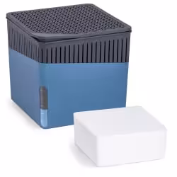 WENKO Raumluftentfeuchter Mod. Cube, 1000 g 50223100 , Farbe: blau, Fassungsvermögen: 1,6 L 1 WENKO Raumluftentfeuchter Mod. Cube