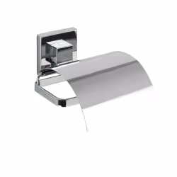 WENKO Vacuum-Loc Cover Quadro Toilettenpapierhalter