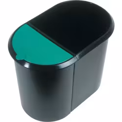 helit Papierkorb Duo-System "the double"