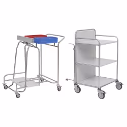 novocal Stationswagen SW 500 inkl. Frischwäscheablagen SW500K – NW42KS70