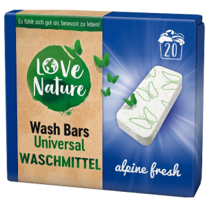 Love Nature Waschmittel Wash Bars