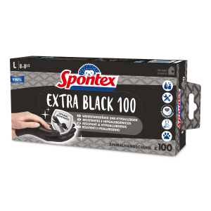 Spontex Extra Black Einmalhandschuhe