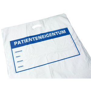 DEISS Patienteneigentum  LDPE-Taschen 600 x 600 + 50 mm