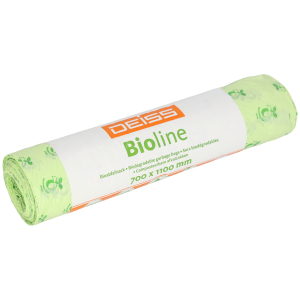 DEISS BIOLINE Bioabfallsäcke 120 Liter ecovio® Biokunststoff