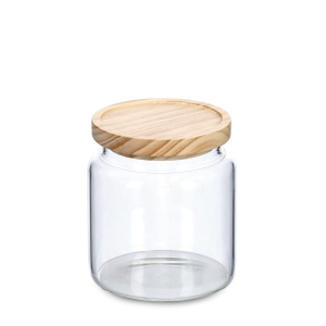 Zeller Vorratsglas mit Holzdeckel