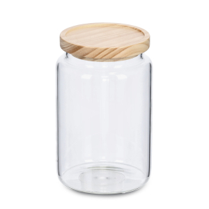 Zeller Vorratsglas mit Holzdeckel