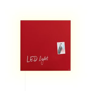 Sigel artverum® Glas-Magnetboard LED light