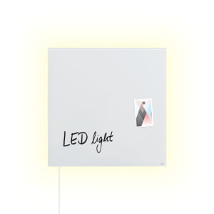 Sigel artverum® Glas-Magnetboard LED light