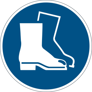 DURABLE Fußschutz benutzen Sicherheitskennzeichen