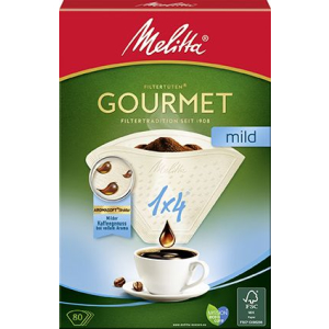Melitta® Gourmet mild 1x4/80 Filtertüten