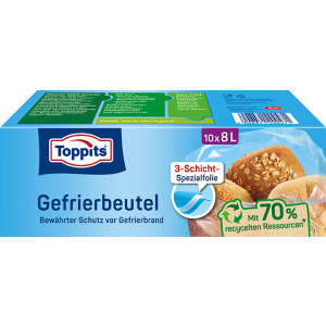 Toppits® Gefrier-Beutel
