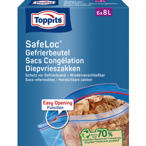 Toppits® Safeloc ® Maxi Gefrierbeutel