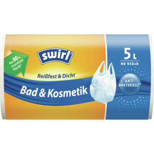 Swirl® Müllbeutel mit Tragegriff Bad & Kosmetik
