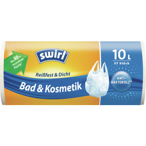Swirl® Müllbeutel mit Tragegriff Bad & Kosmetik