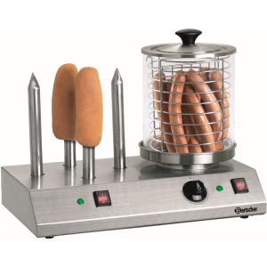 Bartscher Hot- Dog- Gerät mit 4 Toaststangen