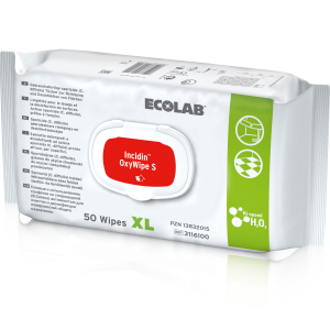 ECOLAB Incidin OxyWipe S XL Reinigungs- und Desinfektionstücher