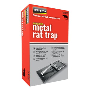 Pest-Stop Easy-Setting Metal Rat Trap Rattenfallen Metall