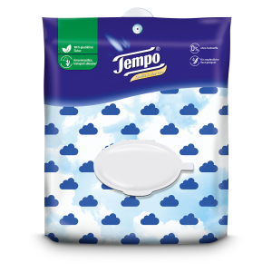 Tempo Design-Edition feuchte Toilettentücher